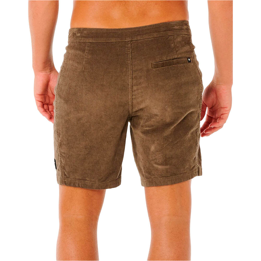 Rip Curl bermudas hombre CLASSIC SURF CORD WALKSHORT vista trasera