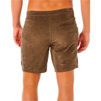 Rip Curl bermudas hombre CLASSIC SURF CORD WALKSHORT vista trasera