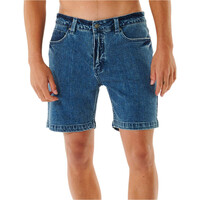 Rip Curl bermudas hombre CLASSIC SURF DENIM WALKSHORT vista frontal