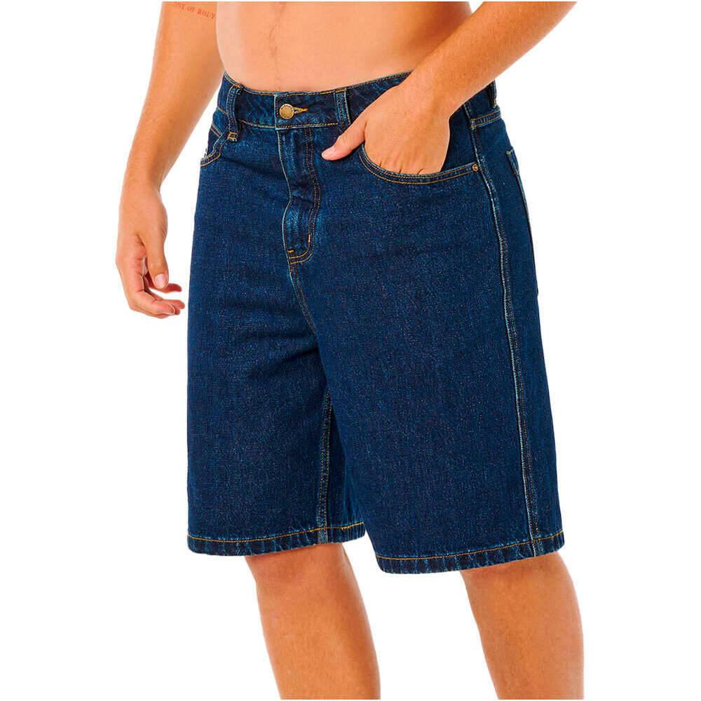 Rip Curl bermudas hombre NU DOSE DENIM WALKSHORT vista detalle