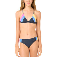 Rip Curl bikini natación niña BLOCK PARTY BIKINI -GIRL vista frontal