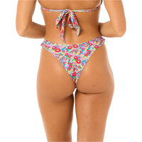 Rip Curl braga bikini LAS FLORES HIGH LEG SKIMPY vista trasera