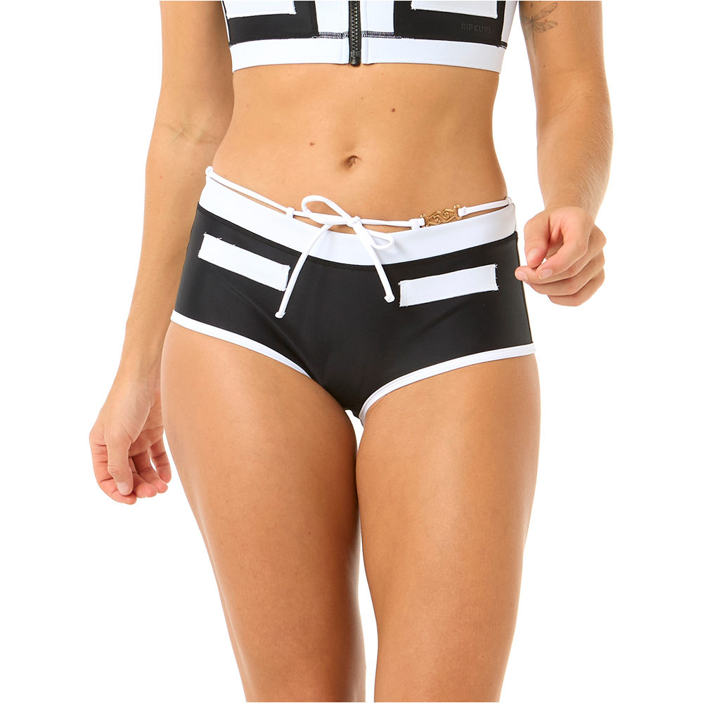 Rip Curl braga bikini NOUGHTIES LOW RISE VV SHORT vista frontal
