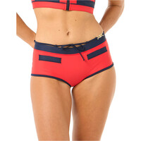 Rip Curl braga bikini NOUGHTIES LOW RISE VV SHORT vista frontal