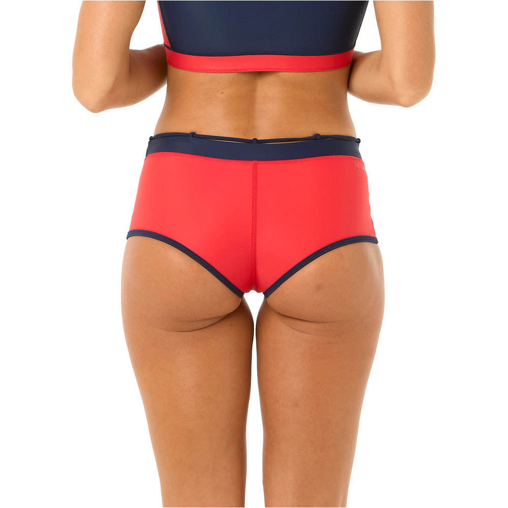 Rip Curl braga bikini NOUGHTIES LOW RISE VV SHORT vista trasera