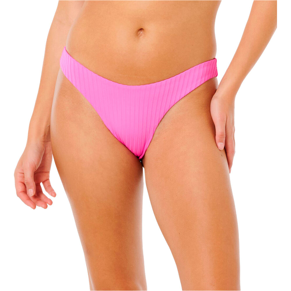 Rip Curl braga bikini PREMIUM SURF HI LEG SKIMPY vista frontal