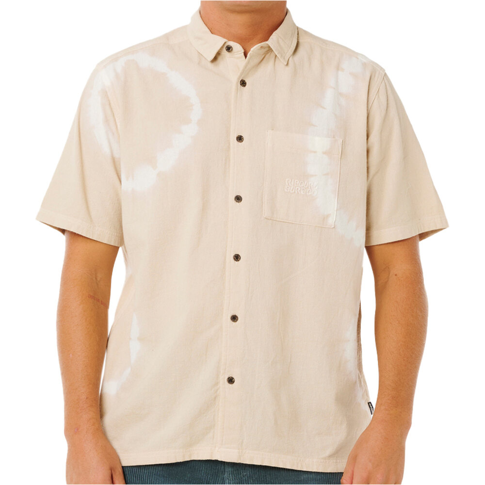 Rip Curl camisa manga corta hombre PACIFIC RINSE S/S SHIRT vista frontal