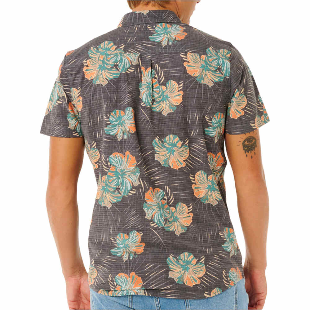 Rip Curl camisa manga corta hombre SESSIONS AEROTECH S/S SHIRT vista trasera