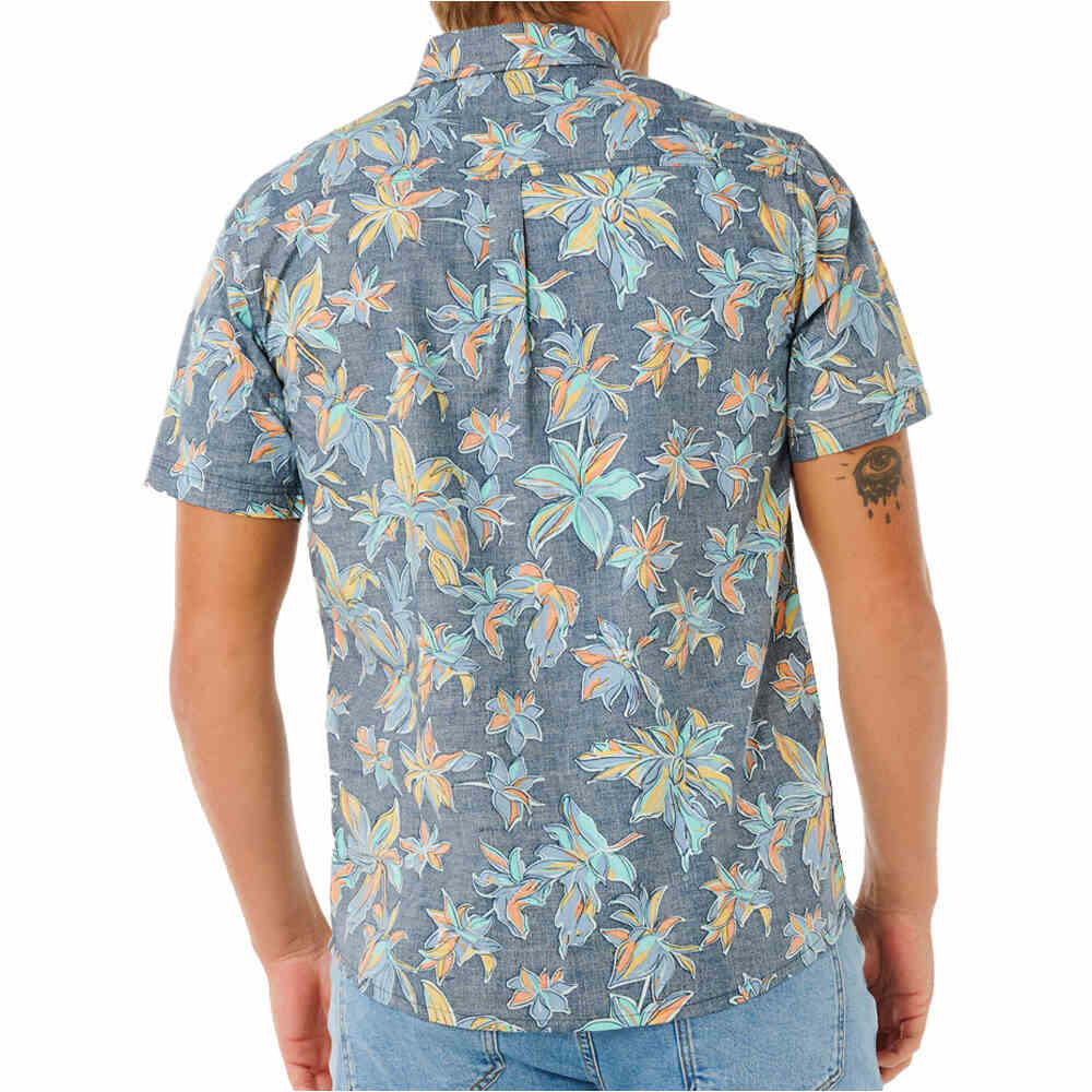 Rip Curl camisa manga corta hombre SESSIONS S/S SHIRT vista trasera