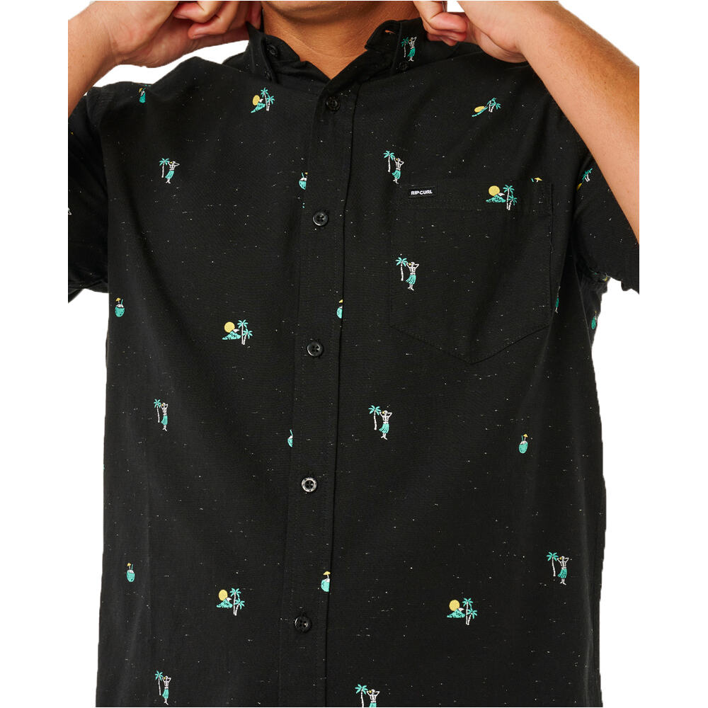 Rip Curl camisa manga corta hombre SKELLY BREACH S/S SHIRT vista detalle