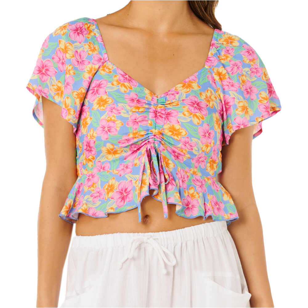 Rip Curl camisa manga corta mujer MALIBU COVE SS TOP vista frontal