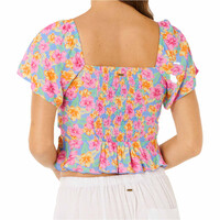Rip Curl camisa manga corta mujer MALIBU COVE SS TOP vista trasera