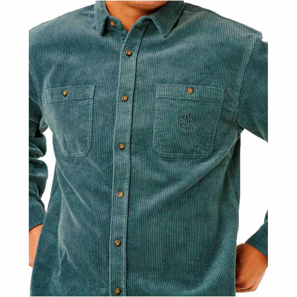 Rip Curl camisa manga larga hombre PREMIUM SURF CORD L/S SHIRT vista detalle