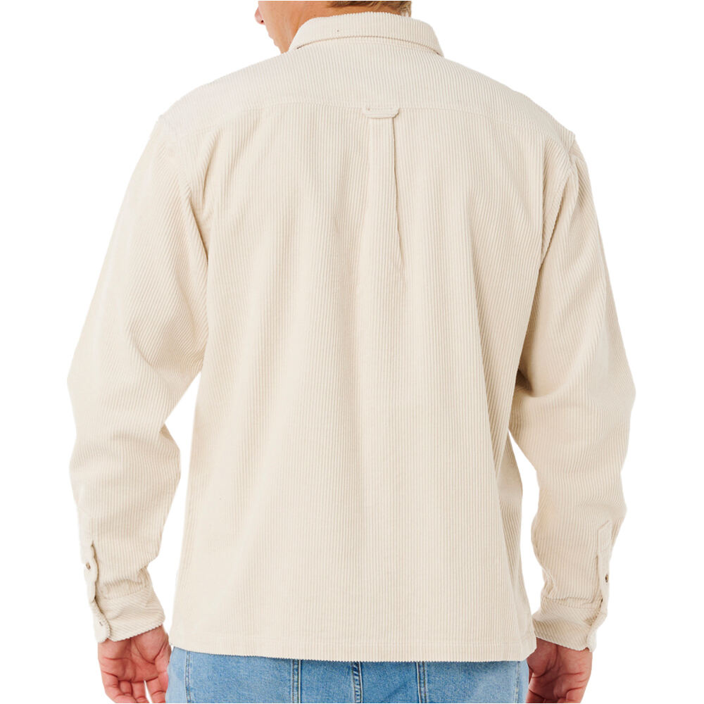 Rip Curl camisa manga larga hombre PREMIUM SURF CORD L/S SHIRT vista trasera