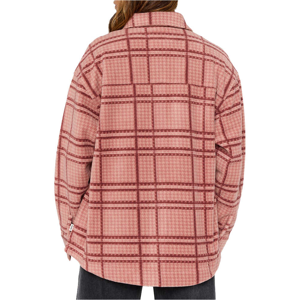 Rip Curl camisa manga larga mujer PACIFIC RIDER POLAR SHIRT vista trasera