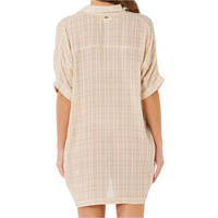 Rip Curl camisa manga larga mujer PARADISE CHECK COVER UP vista trasera