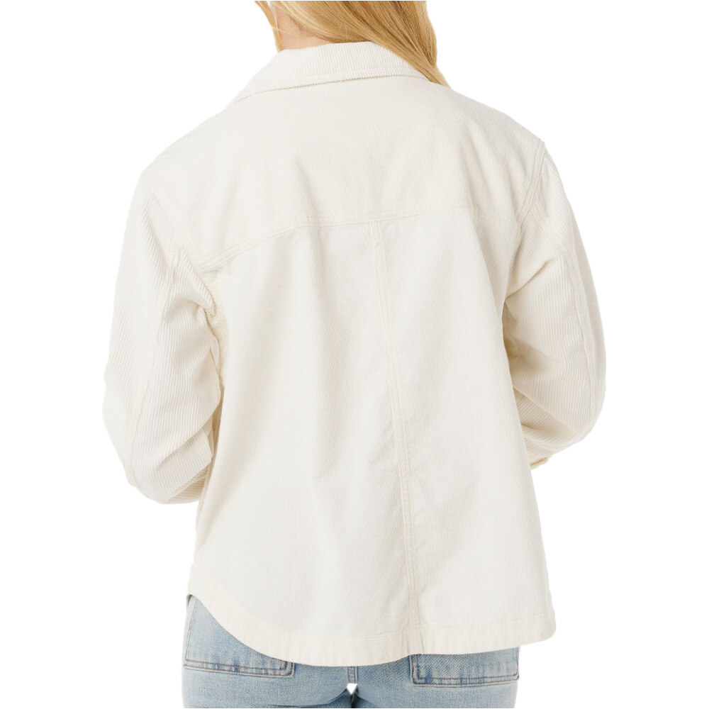 Rip Curl camisa manga larga mujer STEVIE CORD SHIRT vista trasera