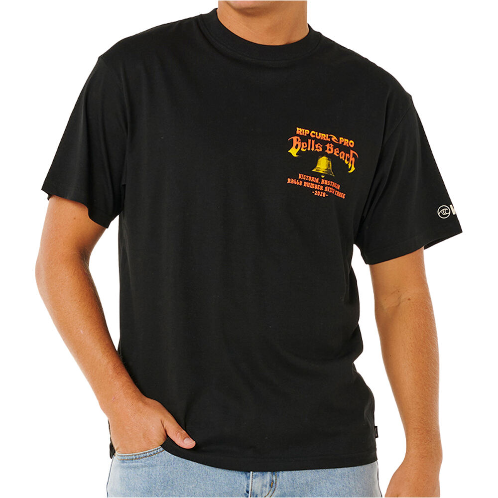 Rip Curl camiseta manga corta hombre BELLS PRO 26 BELL LOGO TEE vista frontal
