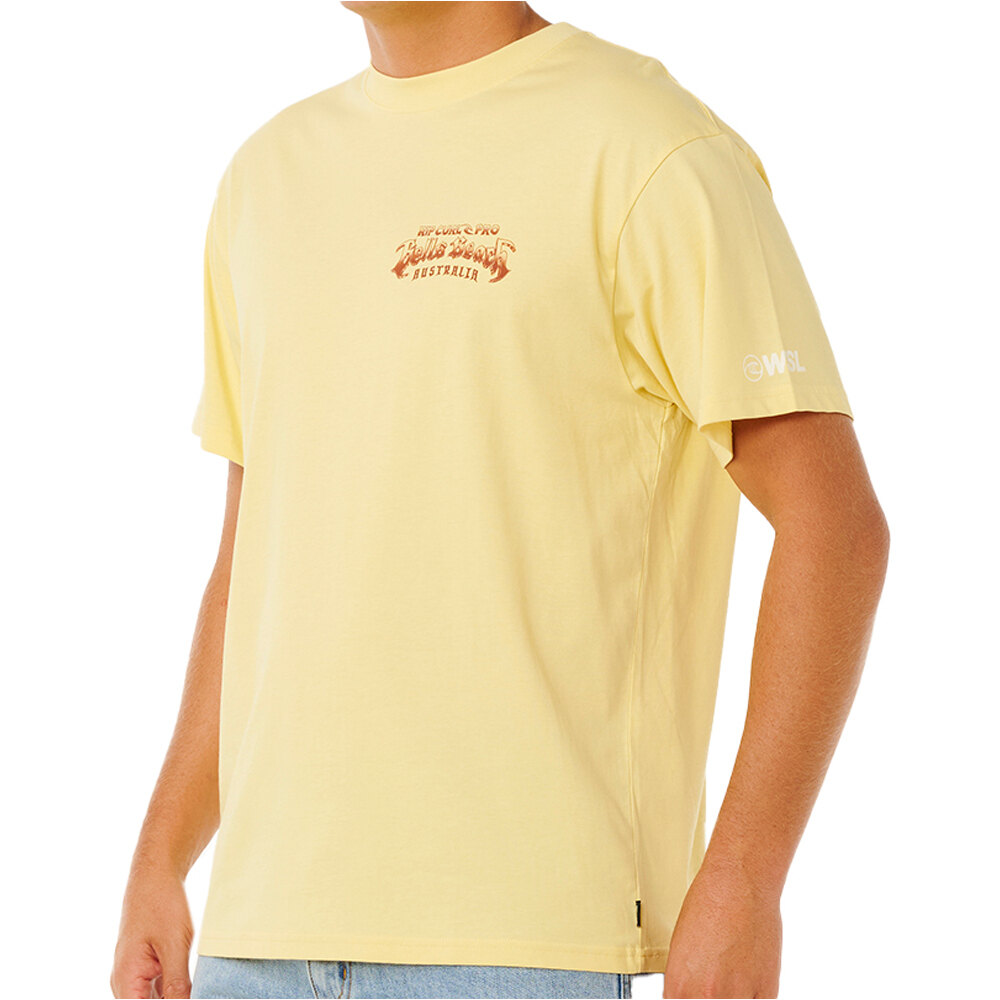 Rip Curl camiseta manga corta hombre BELLS PRO 26 EVENT TEE vista frontal