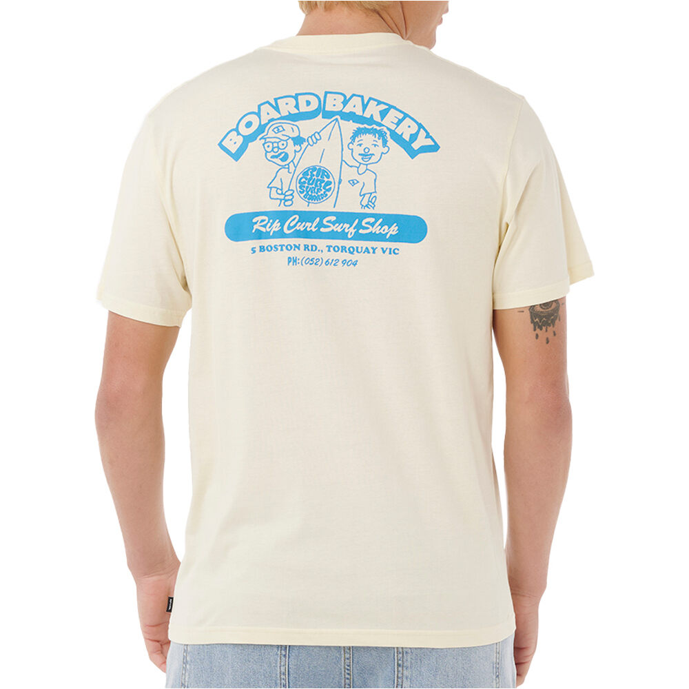 Rip Curl camiseta manga corta hombre BOARD BAKERY TEE vista trasera
