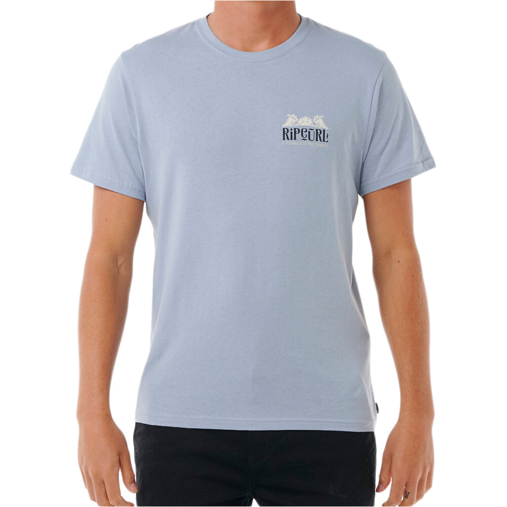 Rip Curl camiseta manga corta hombre DOWN THE LINE TEE vista frontal