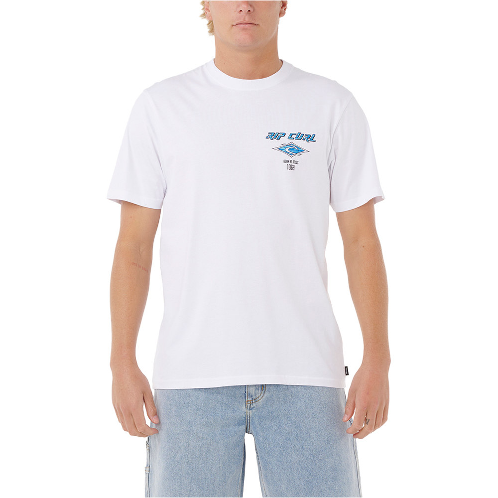Rip Curl camiseta manga corta hombre FADE OUT ICON TEE vista frontal