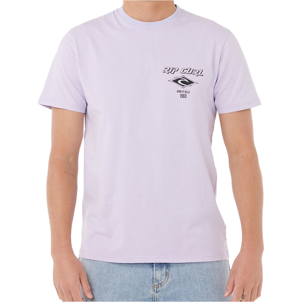 Rip Curl camiseta manga corta hombre FADE OUT ICON TEE vista frontal