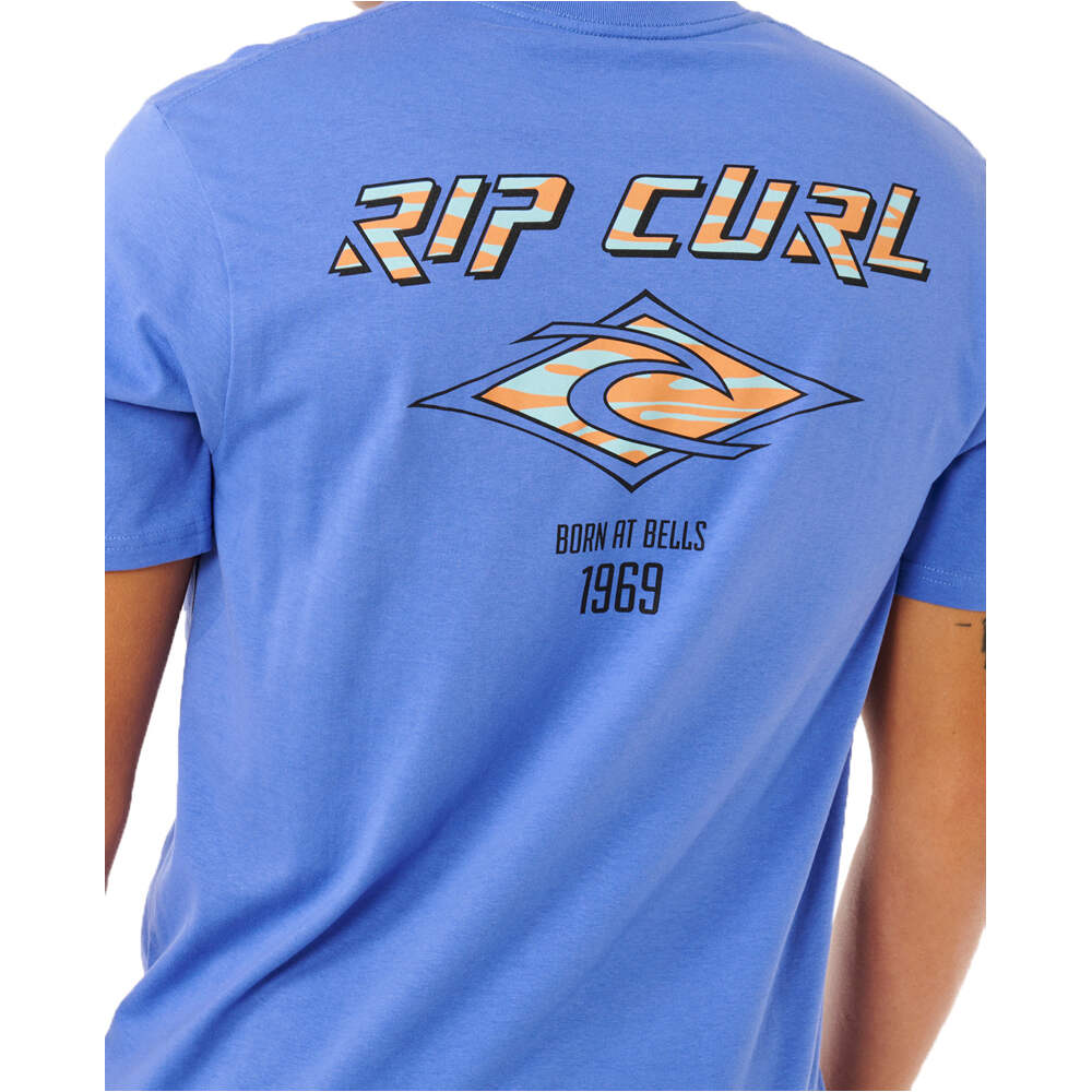 Rip Curl camiseta manga corta hombre FADE OUT ICON TEE vista trasera