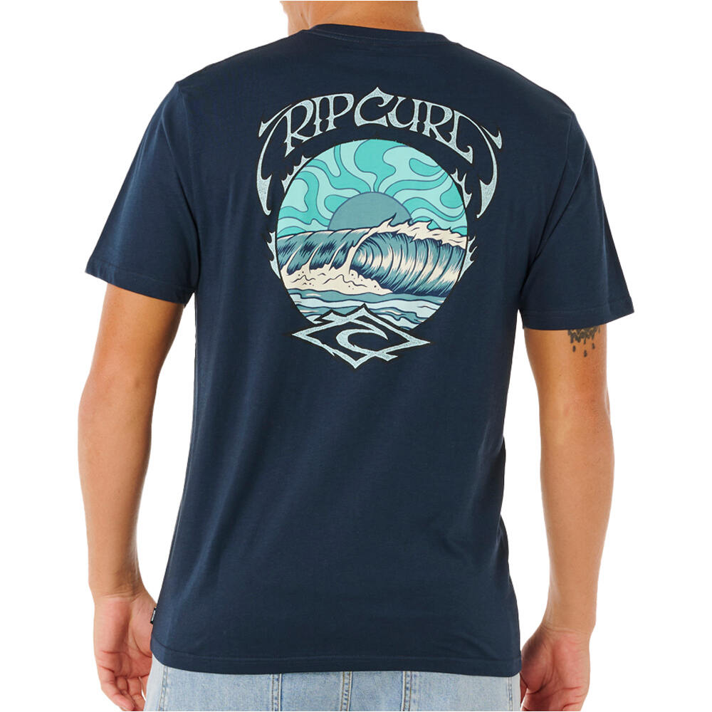Rip Curl camiseta manga corta hombre HAZEY DAYS TEE vista trasera