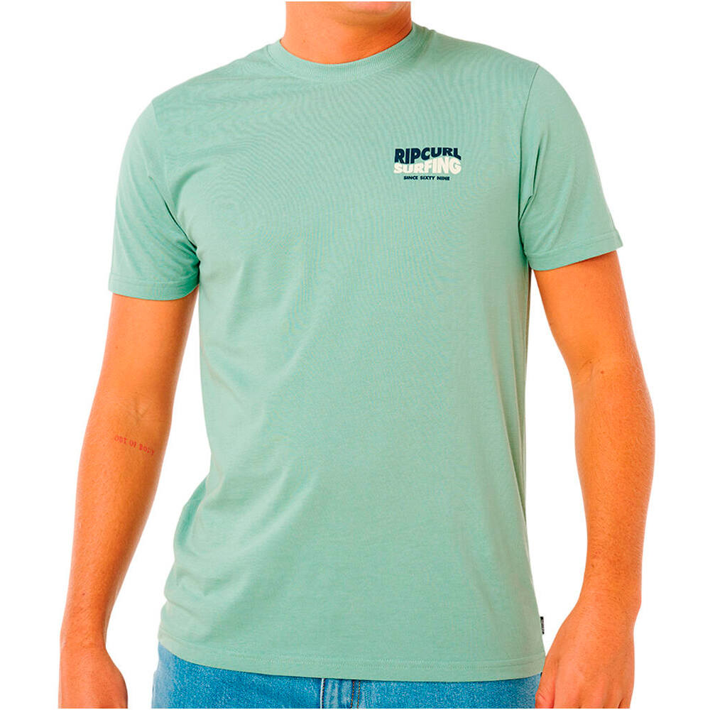 Rip Curl camiseta manga corta hombre _M_STREAMLINE LINEUP TEE vista frontal