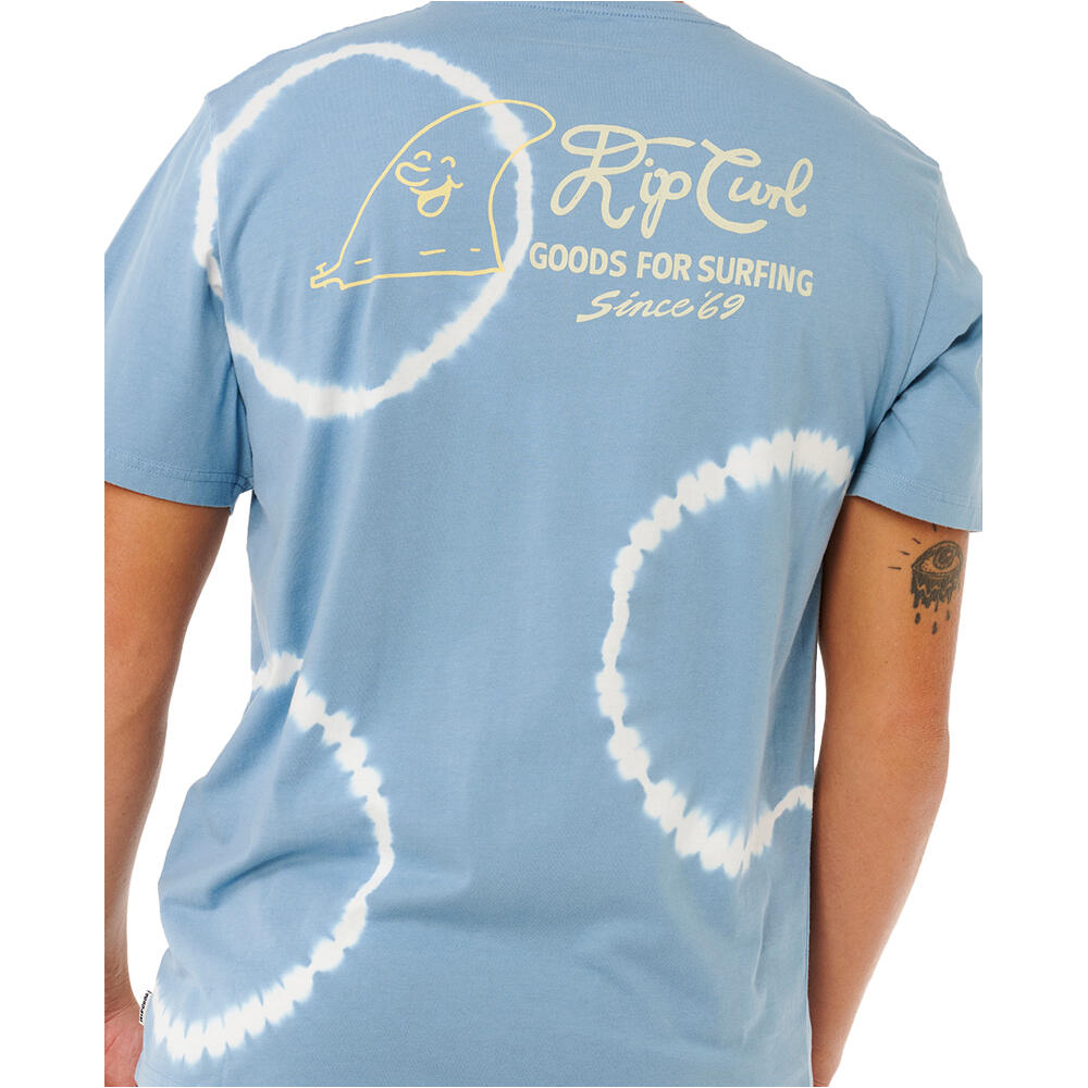 Rip Curl camiseta manga corta hombre PACIFIC RINSE FIN TEE vista detalle