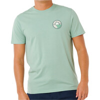 Rip Curl camiseta manga corta hombre PACIFIC RINSE STACKED TEE vista frontal