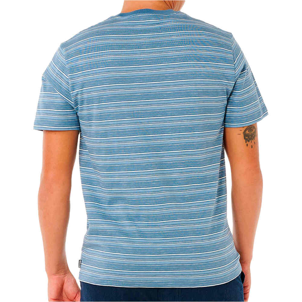 Rip Curl camiseta manga corta hombre PACIFIC RINSE STRIPE TEE vista trasera