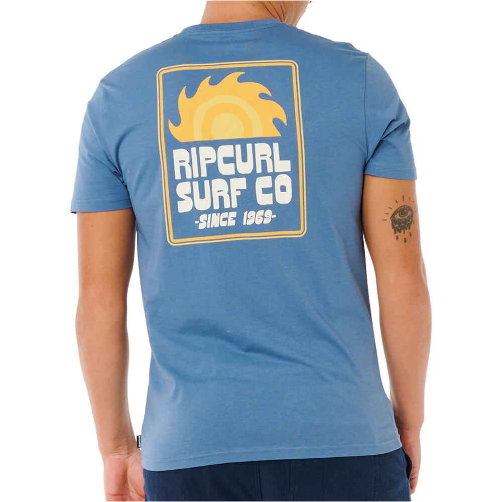 Rip Curl camiseta manga corta hombre PACIFIC RINSE SUNRISE TEE vista trasera