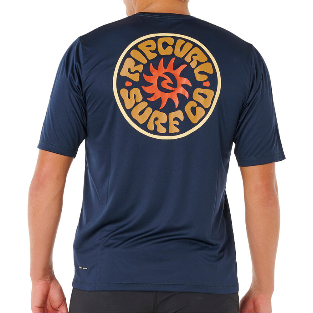 Rip Curl camiseta manga corta hombre PACIFIC RINSE SURFLITE UPF S/S vista trasera