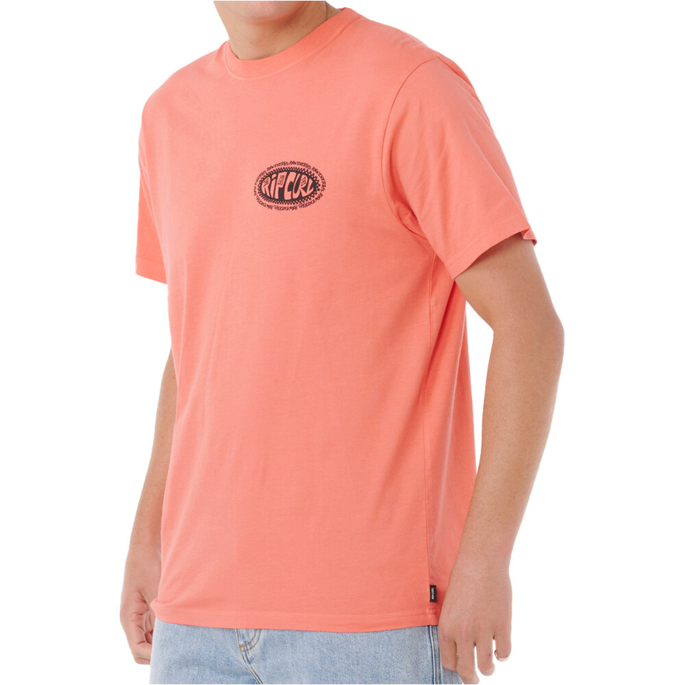 Rip Curl camiseta manga corta hombre RAW ENERGY DE OVAL TEE vista frontal