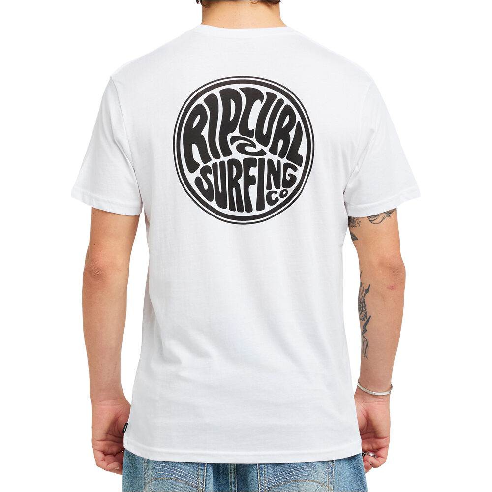 Rip Curl camiseta manga corta hombre ROUND FLAG TEE vista trasera