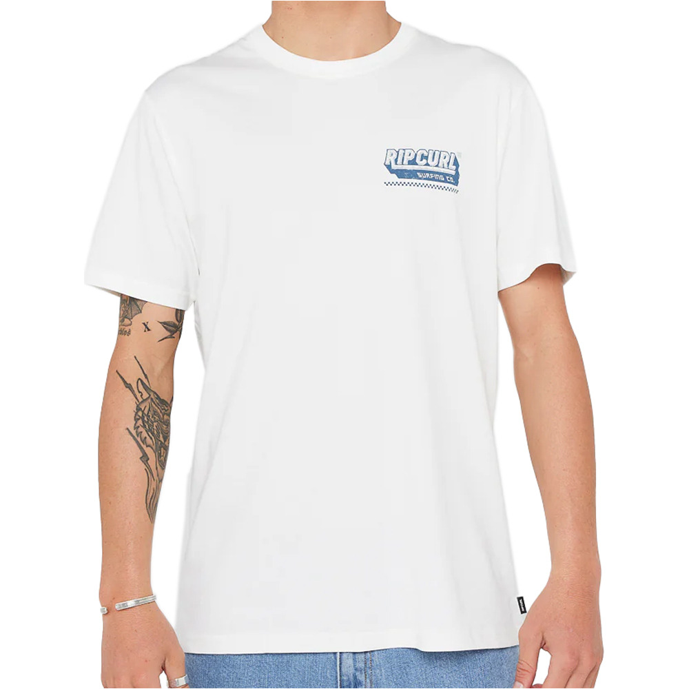 Rip Curl camiseta manga corta hombre SPORTLINE F&B TEE vista frontal