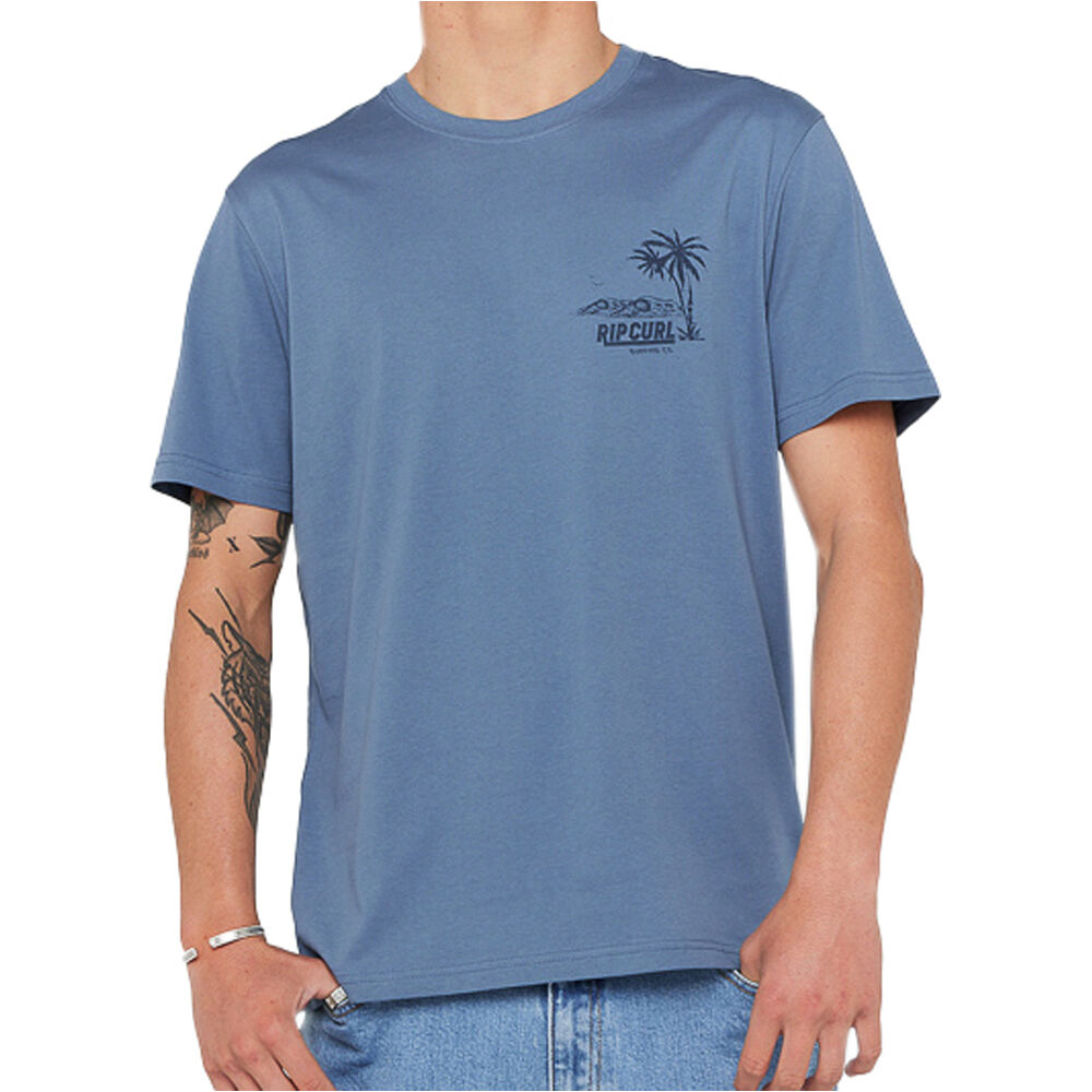 Rip Curl camiseta manga corta hombre SPORTLINE TUBULAR TEE vista frontal