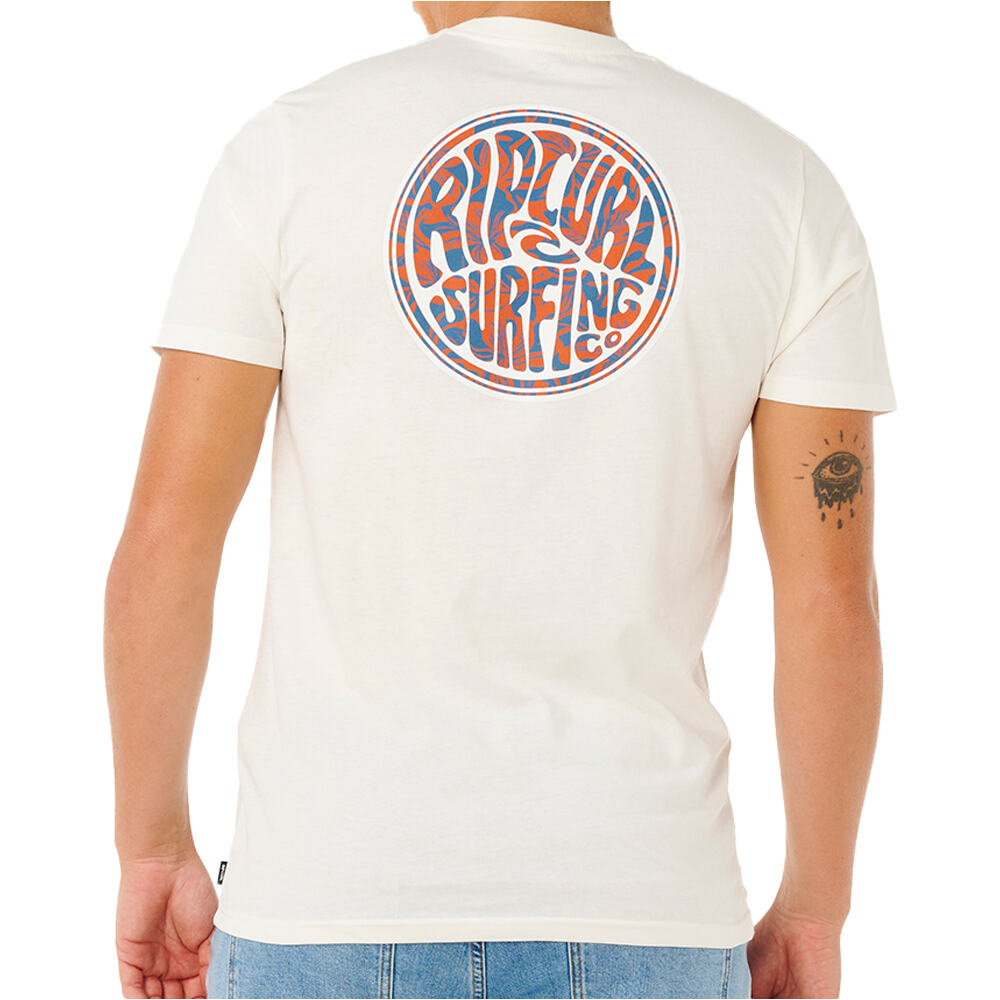 Rip Curl camiseta manga corta hombre STREAMLINE PASS TEE vista trasera