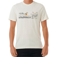 Rip Curl camiseta manga corta hombre UP THE LINE TEE vista frontal