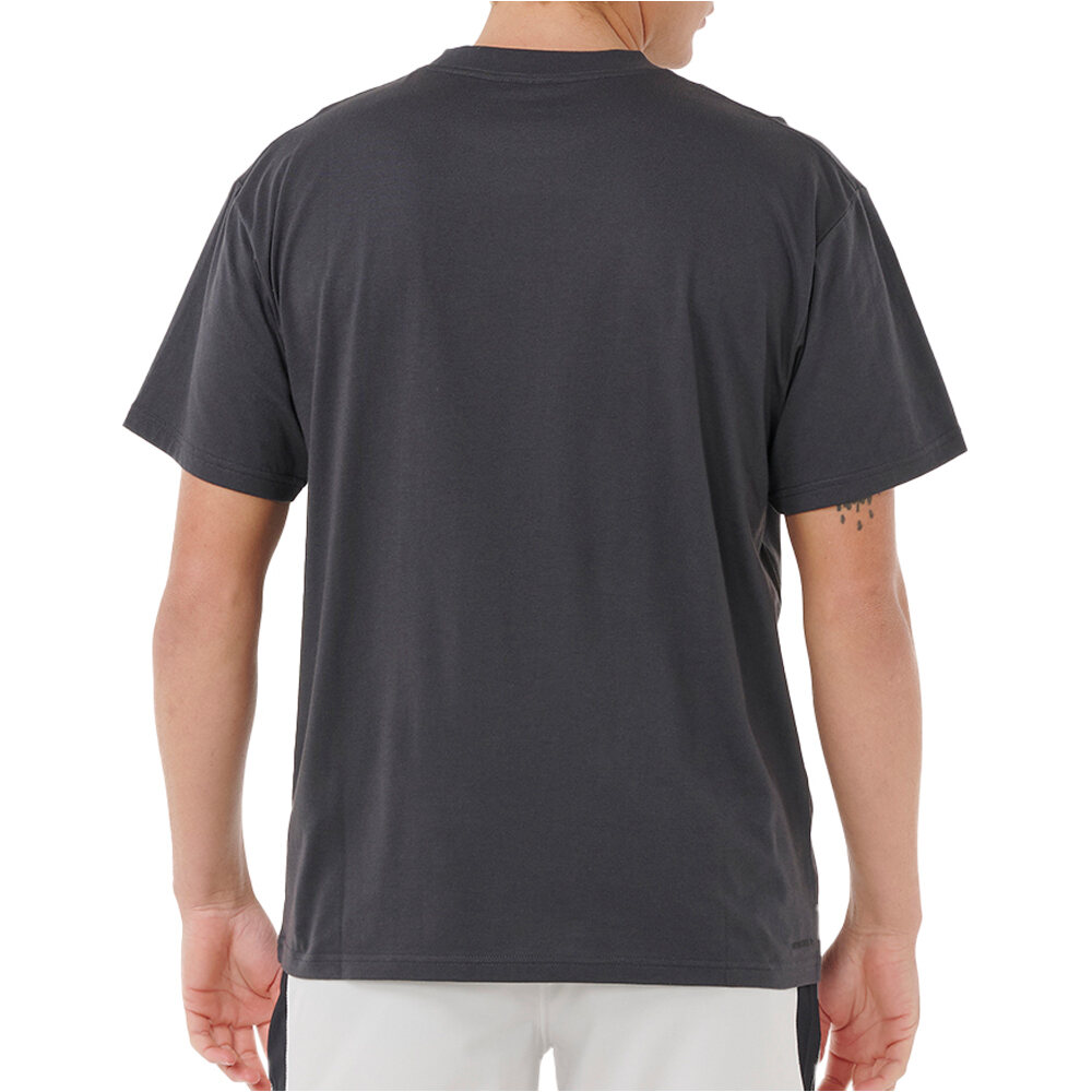 Rip Curl camiseta manga corta hombre VAPORCOOL 3 STACKS TEE vista trasera