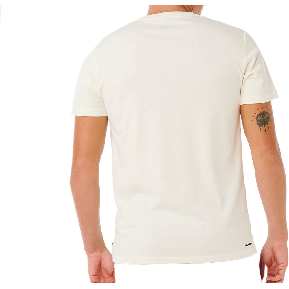 Rip Curl camiseta manga corta hombre VAPORCOOL SEARCH 3 STACKS TEE vista trasera