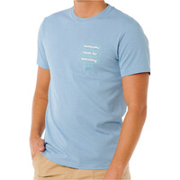 Rip Curl camiseta manga corta hombre VAPORCOOL SEARCH 3 STACKS TEE vista trasera