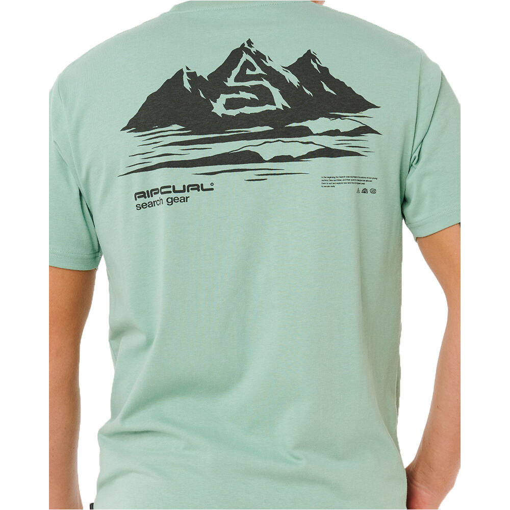 Rip Curl camiseta manga corta hombre VAPORCOOL SEARCH PEAK TEE vista detalle