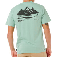 Rip Curl camiseta manga corta hombre VAPORCOOL SEARCH PEAK TEE vista trasera