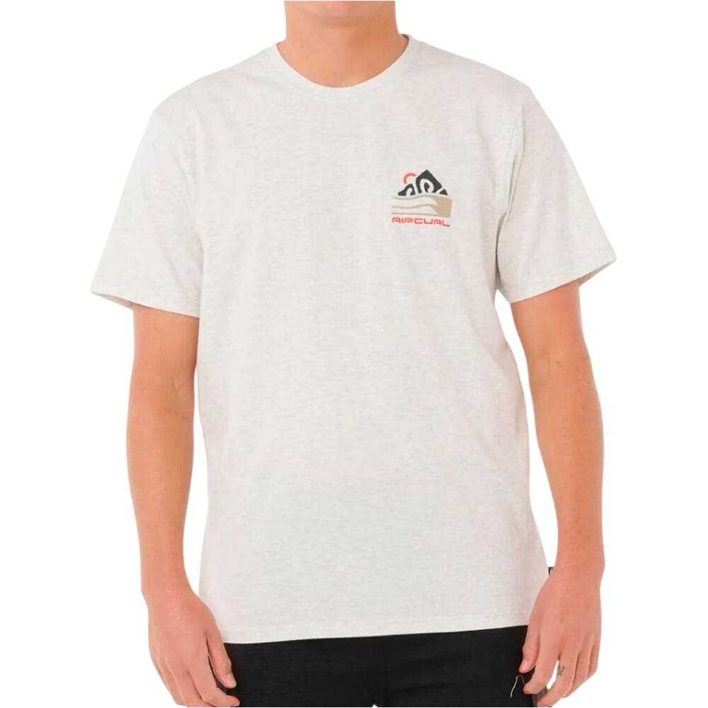Rip Curl camiseta manga corta hombre VAPORCOOL SEARCH RANGE TEE vista frontal