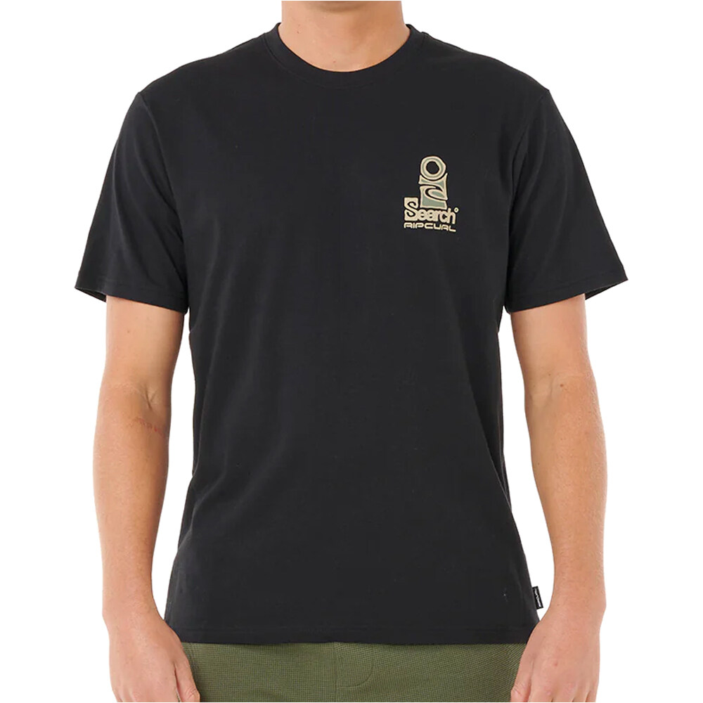 Rip Curl camiseta manga corta hombre VAPORCOOL SEARCH STACK TEE vista frontal