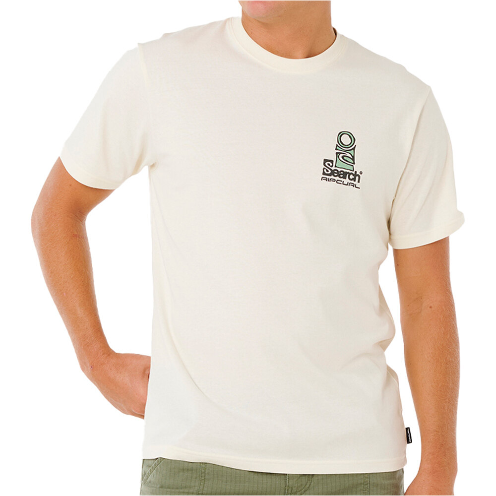 Rip Curl camiseta manga corta hombre VAPORCOOL SEARCH STACK TEE vista frontal
