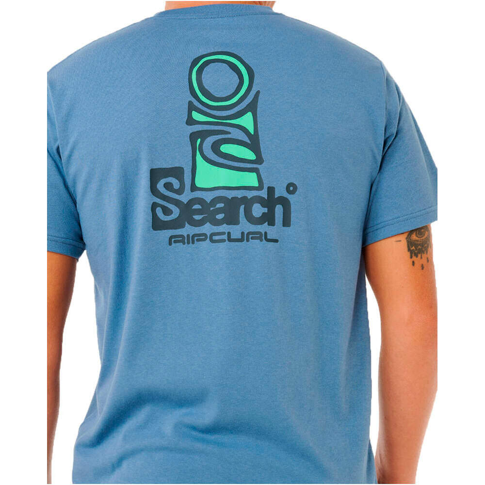 Rip Curl camiseta manga corta hombre VAPORCOOL SEARCH STACK TEE vista trasera